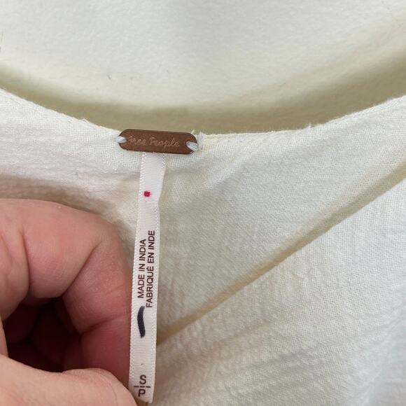 FREE PEOPLE Free-est La Vie Maxi Dress Ivory Cream Sz S {3N39} - Picture 8 of 10